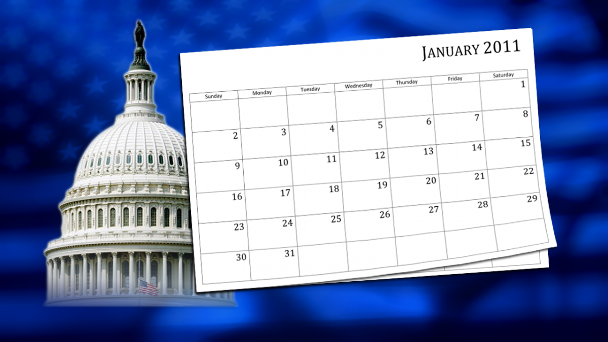 Congressional Calendar January 5, 2010 Fox News