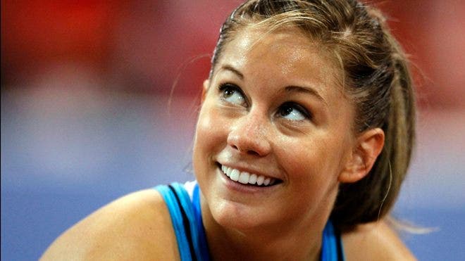 Pesenam Olimpiade Shawn Johnson melebihi Kejuaraan AS beberapa hari sebelumnya