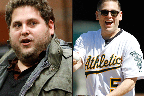 Jonah Hill has lost weight for a number of movies in which he's starred.