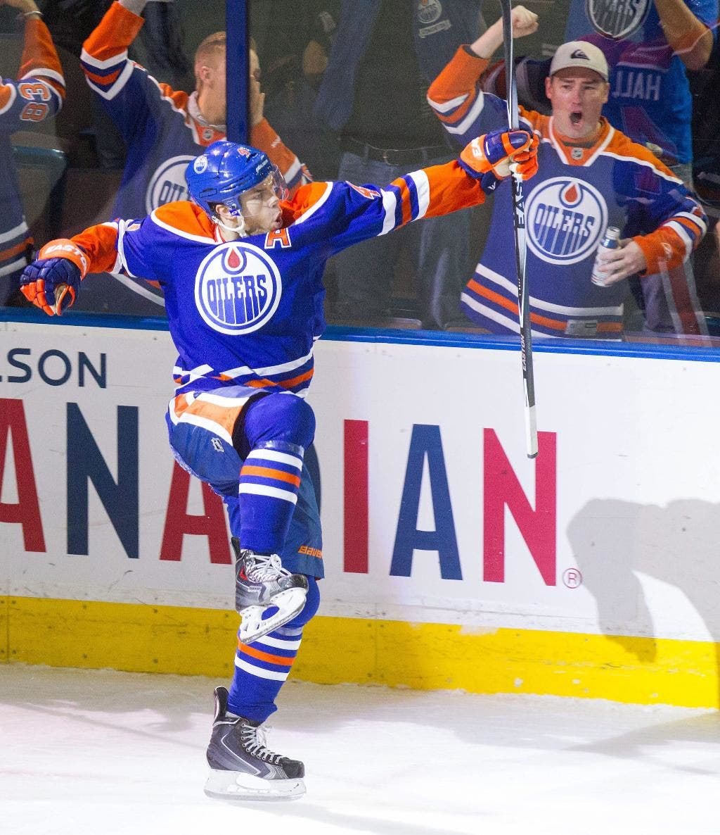 Ryan Nugent-Hopkins scores late and lifts Oilers to 1st win of season ...