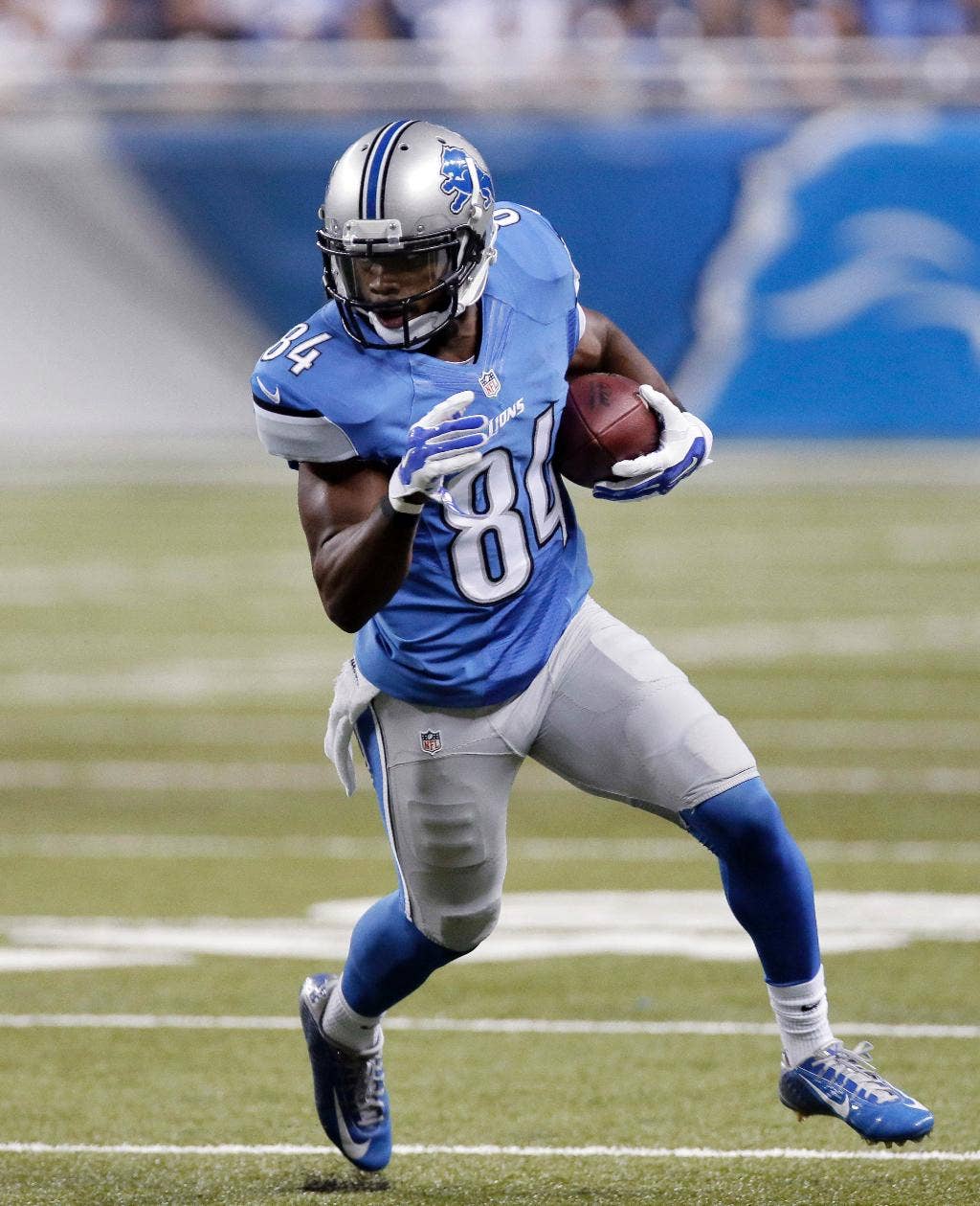 Detroit Lions have some depth behind Calvin Johnson at WR for a change ...