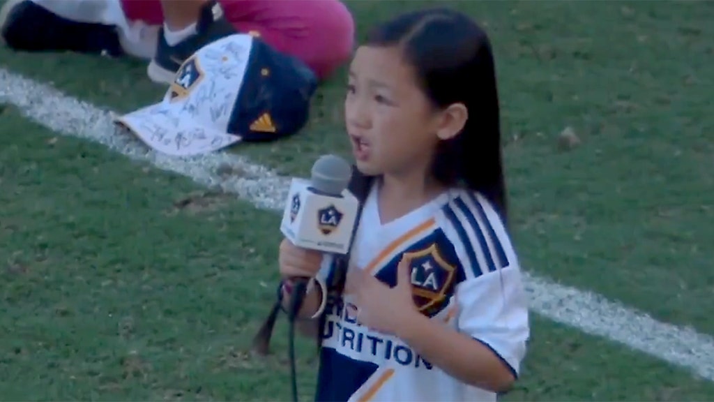 7-Year-Old Girl Belts Out National Anthem, Steals Show at MLS Match