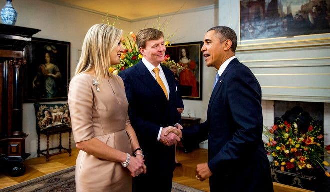 Sparks Fly As Pres. Obama Meets Dutch Queen Maxima