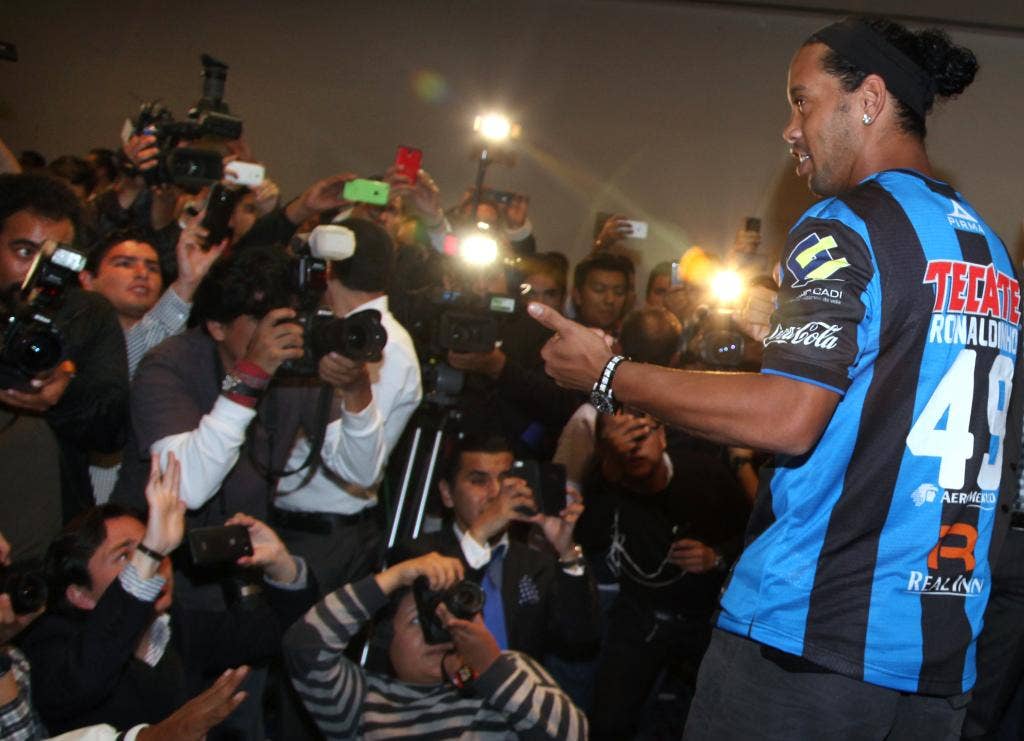 Ronaldinho Out To Win Trophies In Mexico After Signing For New Club Queretaro Fox News