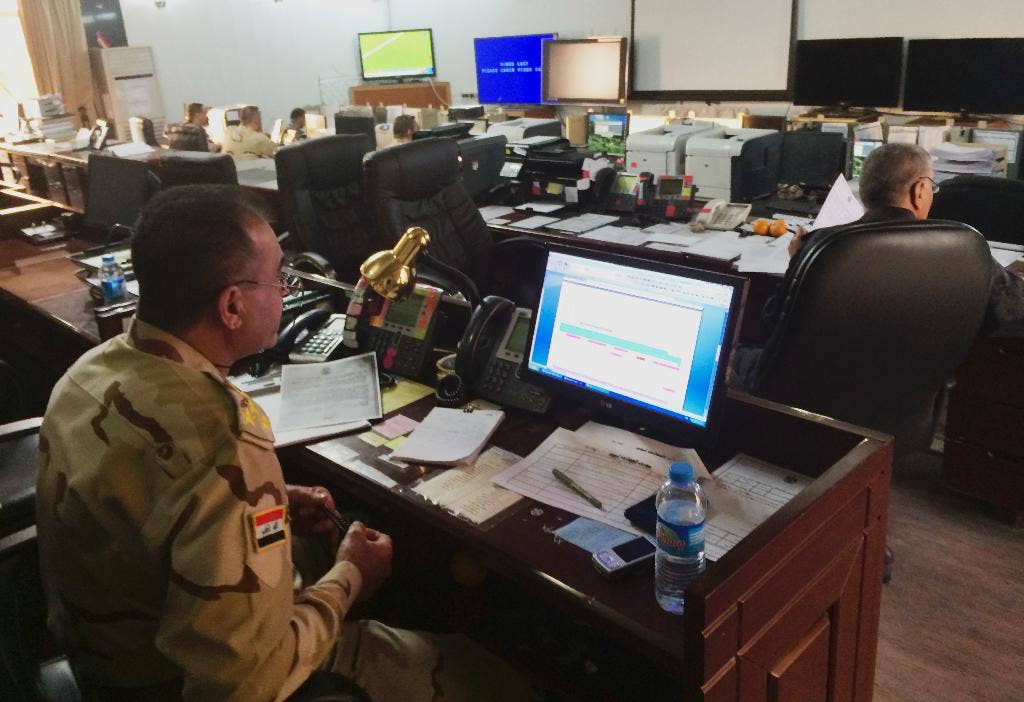Ruang Perang Baghdad di Fighting is Group adalah model untuk EMBIT COMMAND COMMAND EMB END