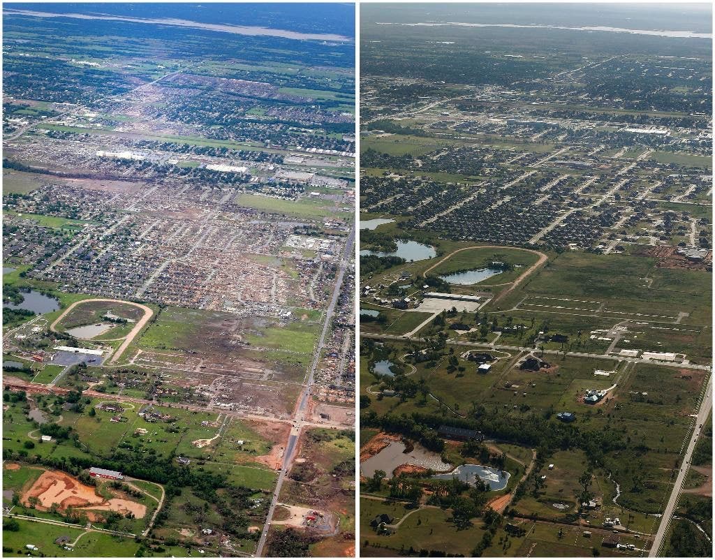 AP PHOTOS: A year later, scars cut by a deadly tornado strike linger in ...