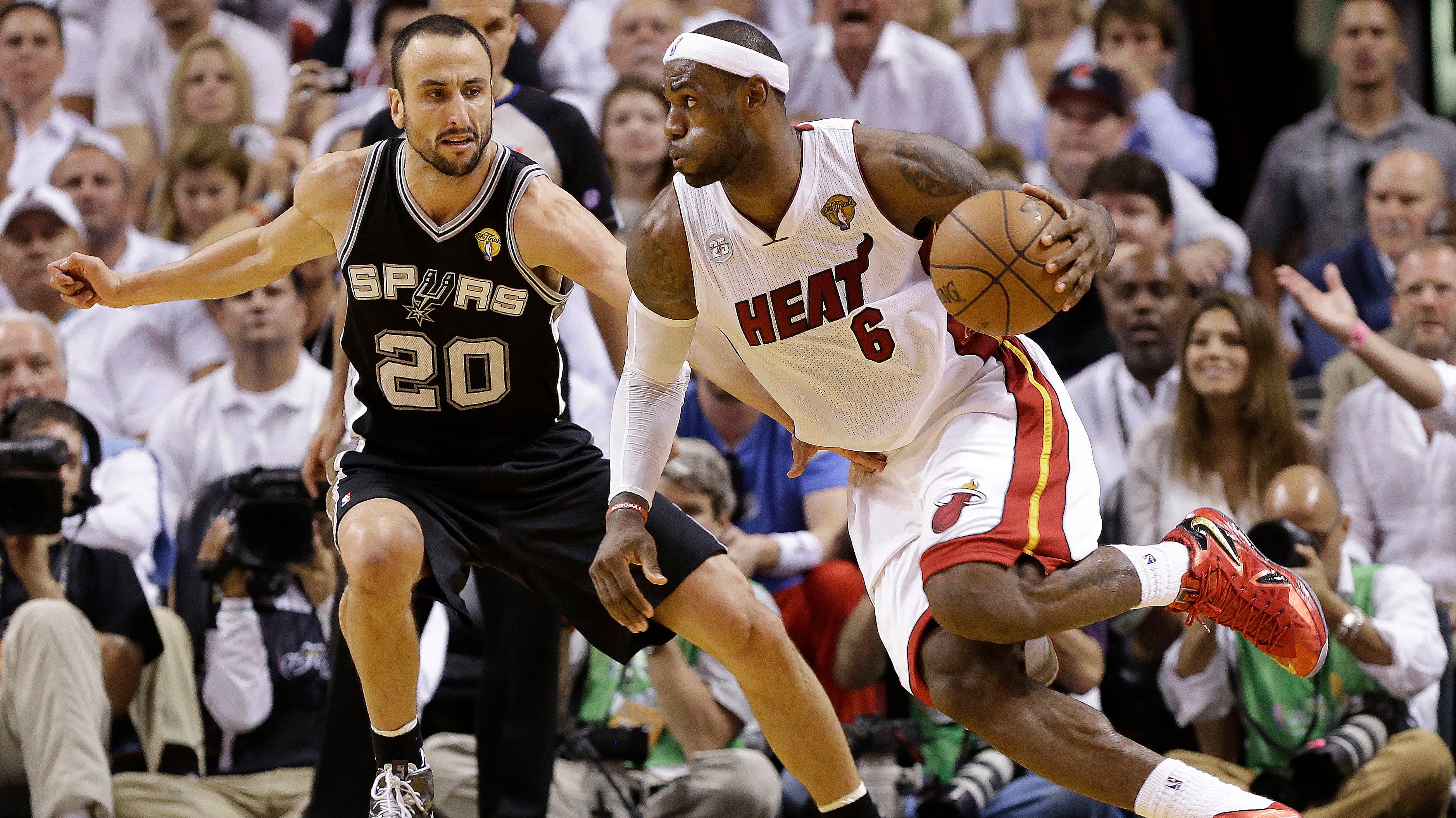 Spurs' Danny Green: Heat's LeBron James 'stopped himself' in Game
