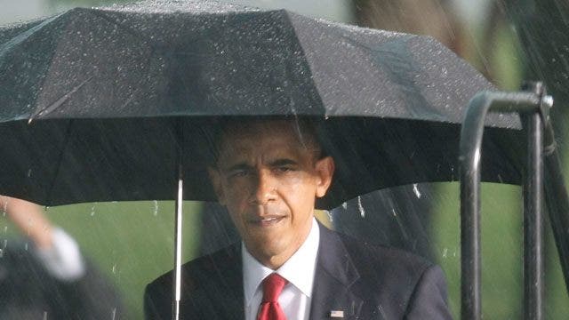 Obama Rained Out Of Memorial Day Ceremonies At The Abraham Lincoln National Cemetery Fox News