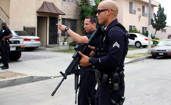 2 ambushed Los Angeles police detectives have only minor wounds | Fox News