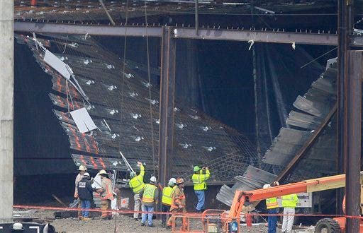 Collapse at Ohio casino under construction