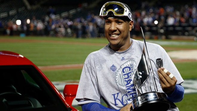 Salvador Perez Kansas City Royals 2015 World Series Premium 16x20 Post –  Sports Poster Warehouse