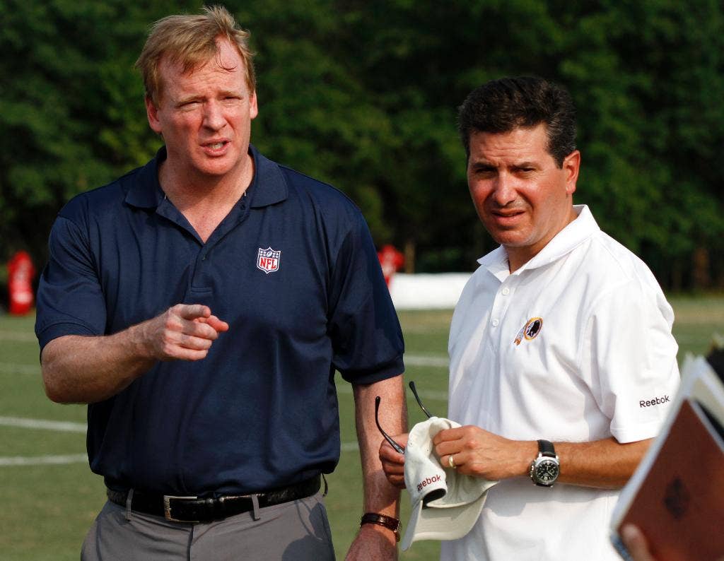 Redskins' Dan Snyder announces support of NFL Commissioner Roger Goodell in  wake of criticism