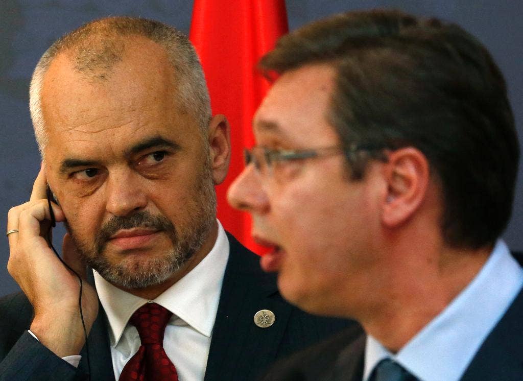 Serbian and Albanian officials hold icebreaking talks after decades of