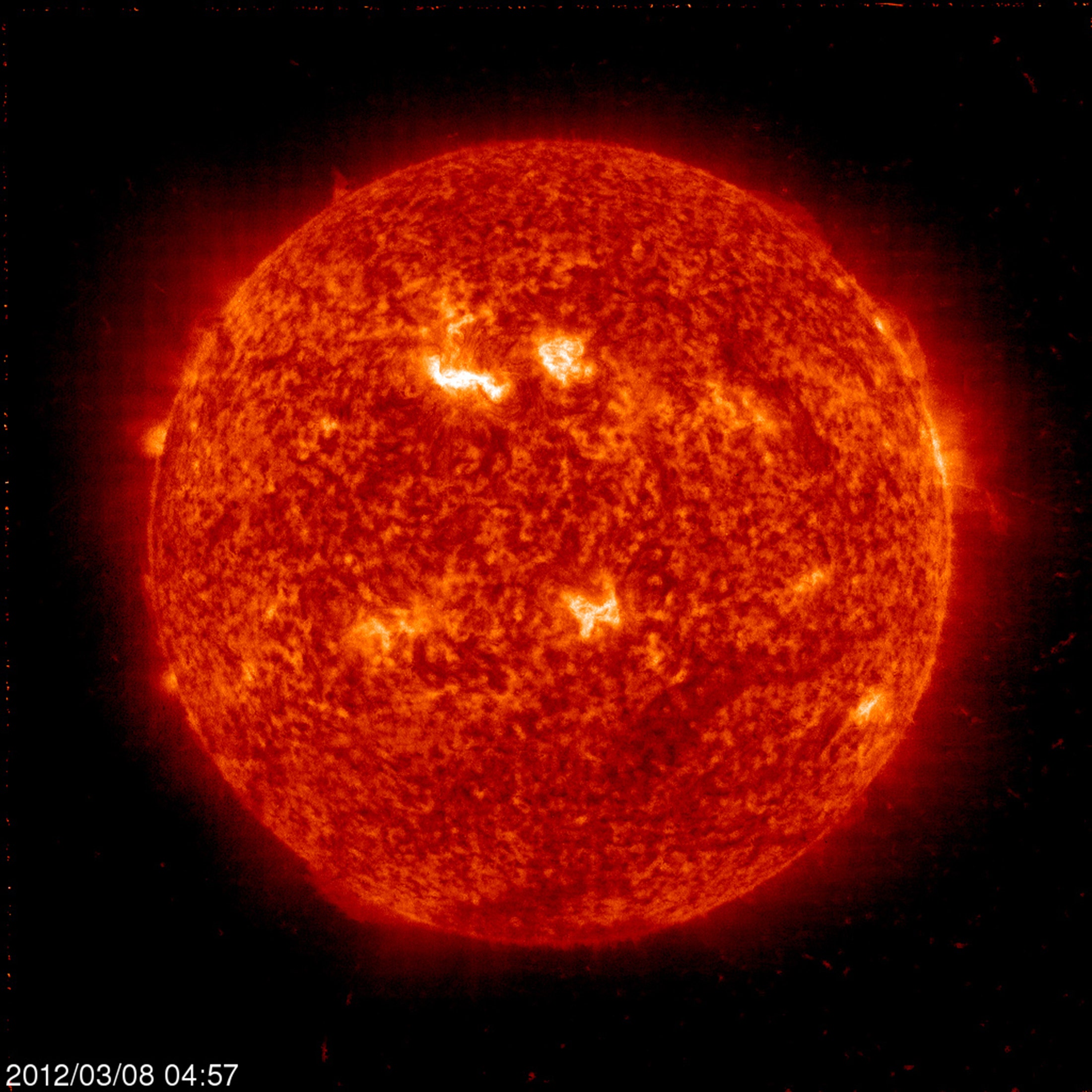 Watch the Sun belch out two powerful solar flares