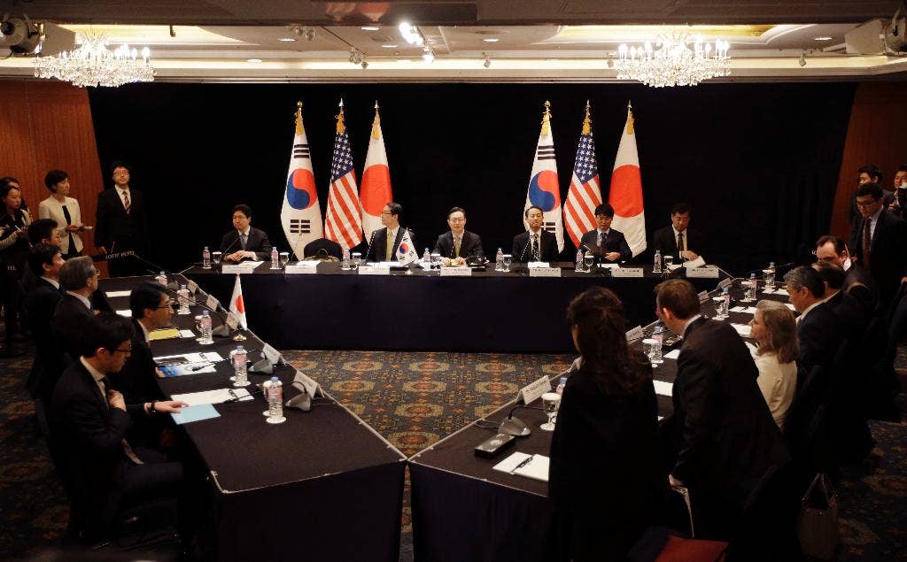 Nuclear Envoys From S Korea Us And Japan Meet For Talks On North Korean Threat Fox News 