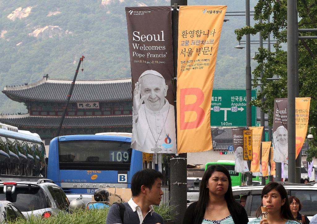 Paus memulai upaya baru untuk memperkuat semangat misionaris di Asia dengan perjalanan ke Korea Selatan