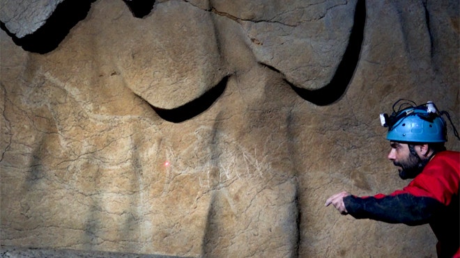 Archaeologists Discover 14 000 Year Old Paintings Deep Down In Spanish   Spain Cave Painting 