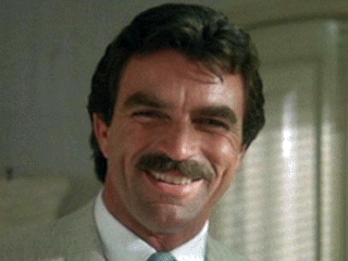Tom Selleck Then