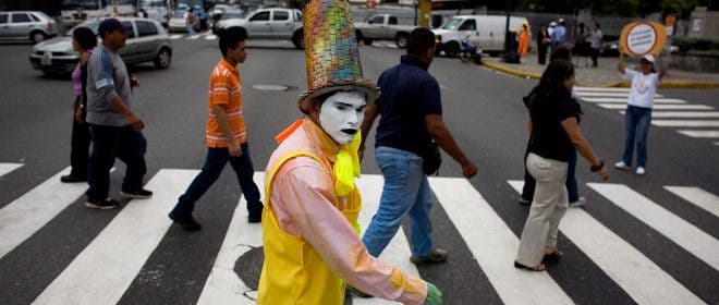 Mimes Give Traffic Violators the Silent Treatment