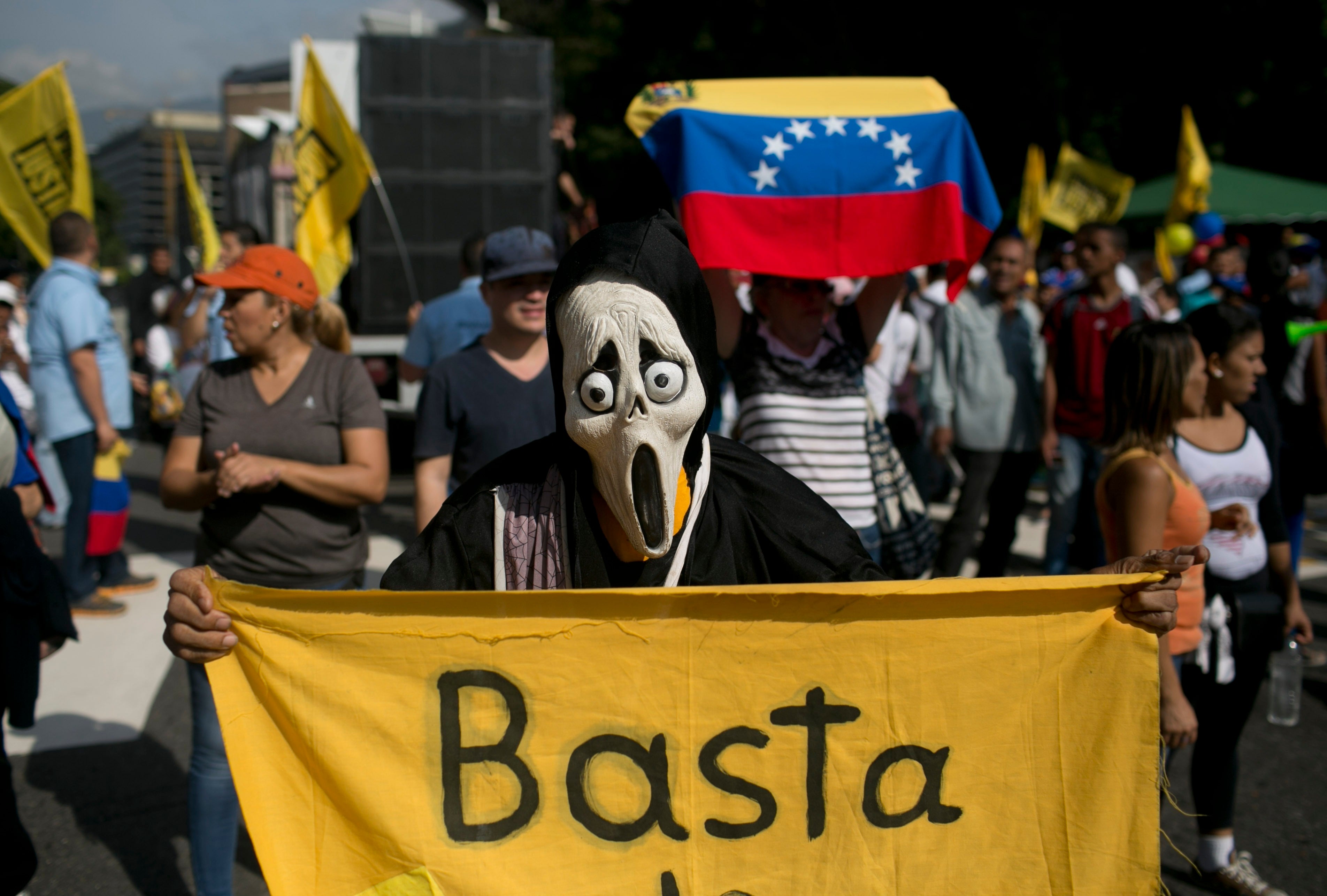 Large anti-Maduro protests fill the streets in Venezuela
