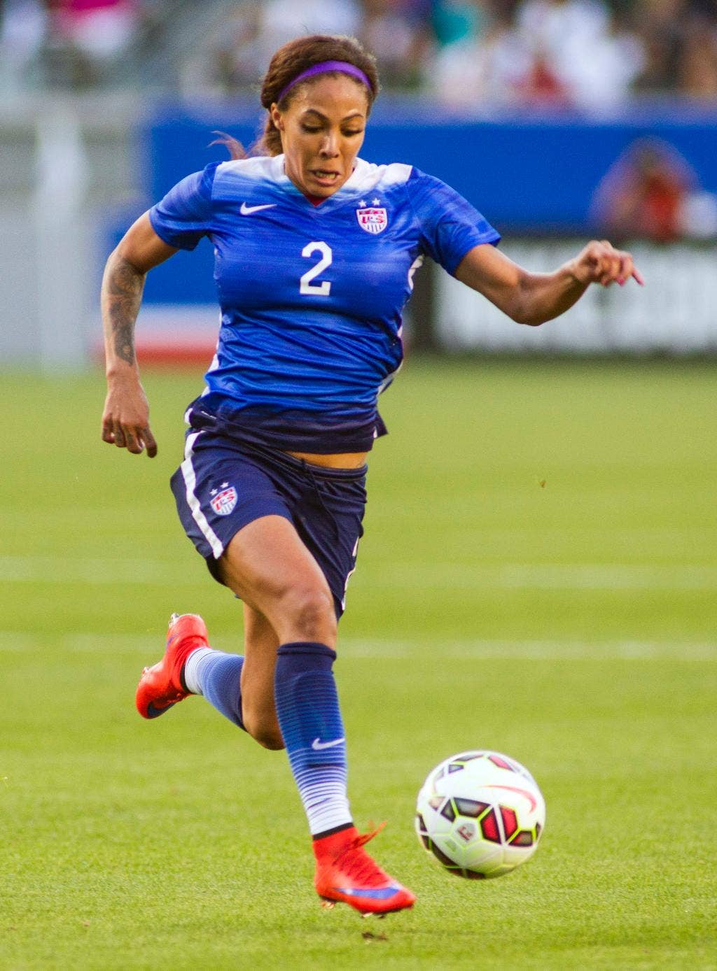 Canadianborn Sydney Leroux is prepared for any reaction she may get at