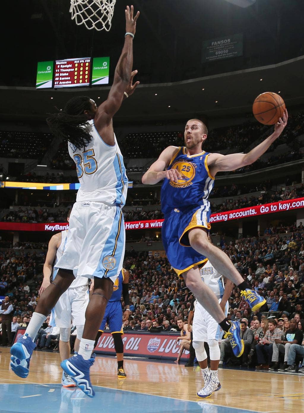 Karier Jordan Crawford tertinggi dari 41 poin memimpin prajurit melewati Nuggets 116-112