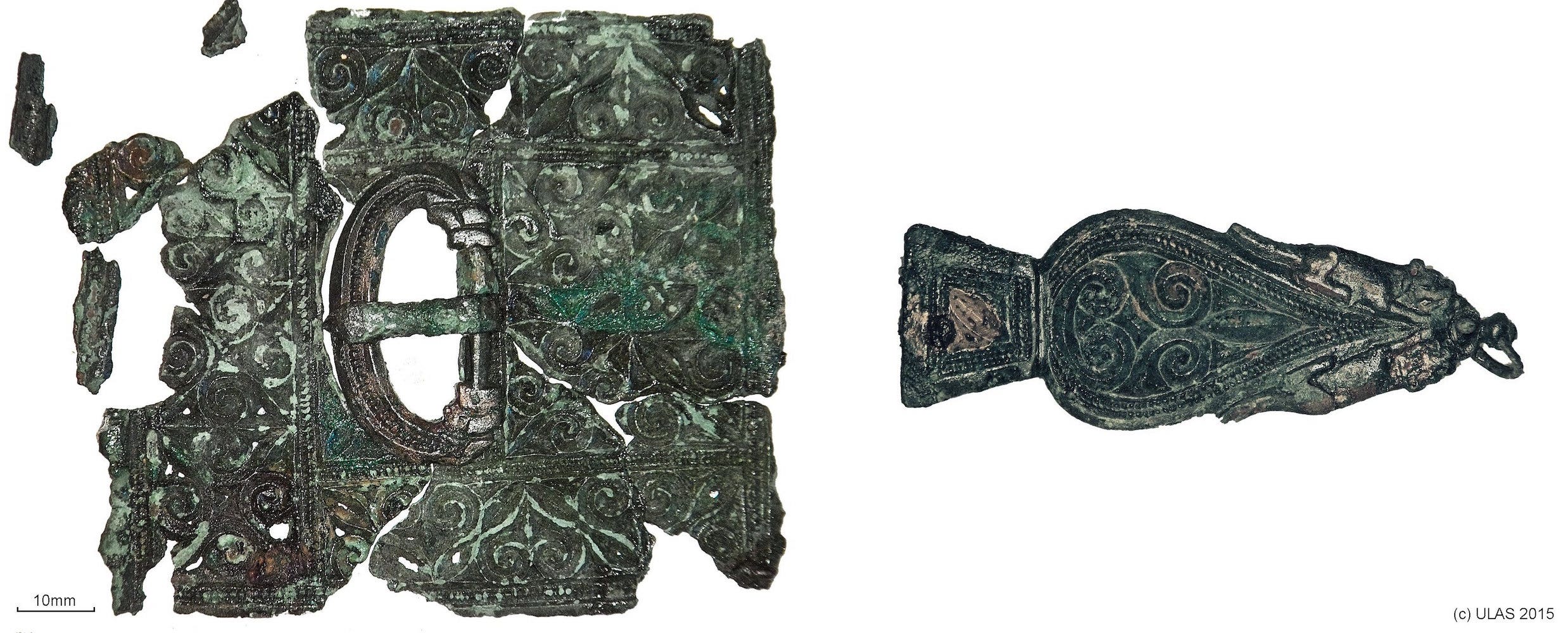 Ancient Roman soldier with ornate belt discovered in UK grave