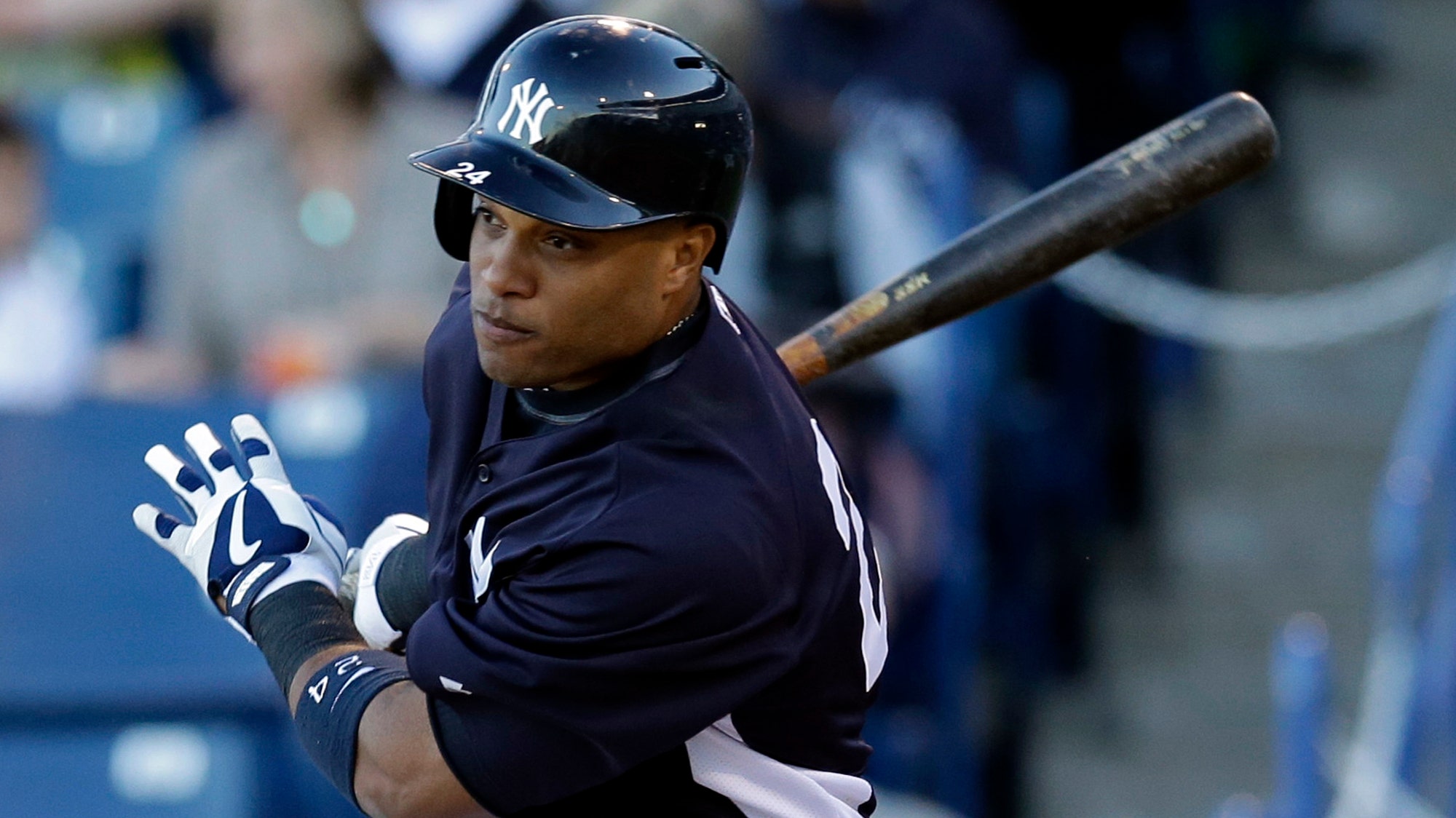 Robinson Cano batting stance, 03/15/2018