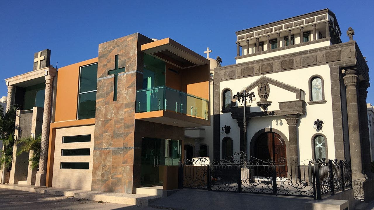 The Sinaloa cemetery: How drug traffickers show off their wealth in death  with gaudy tombs costing up to $500,000 | Fox News