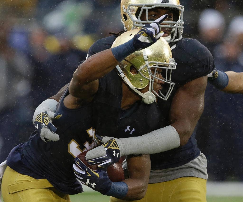Young Notre Dame defense is frustrating opponents with aggressive play ...