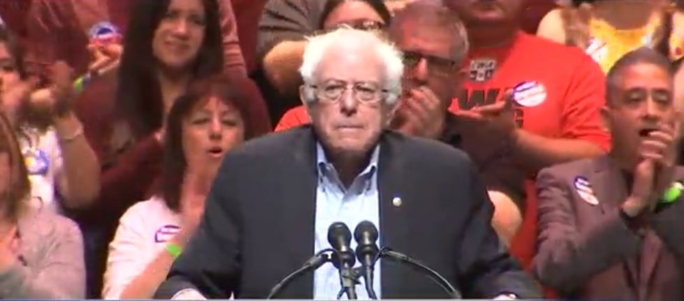 Ahead of midterms, Bernie Sanders addresses fired-up crowd in downtown ...