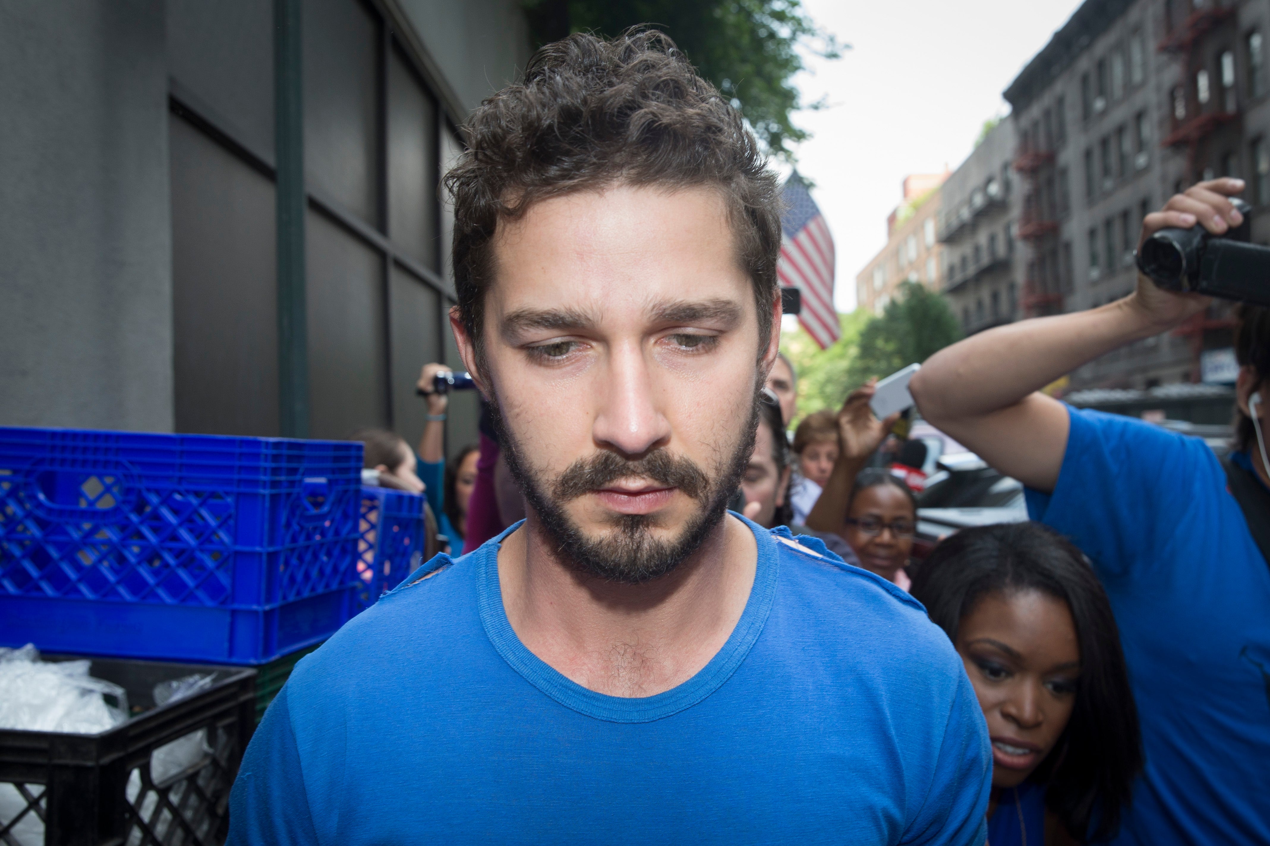 Shia LaBeouf 'receiving treatment for alcohol addiction' but not in