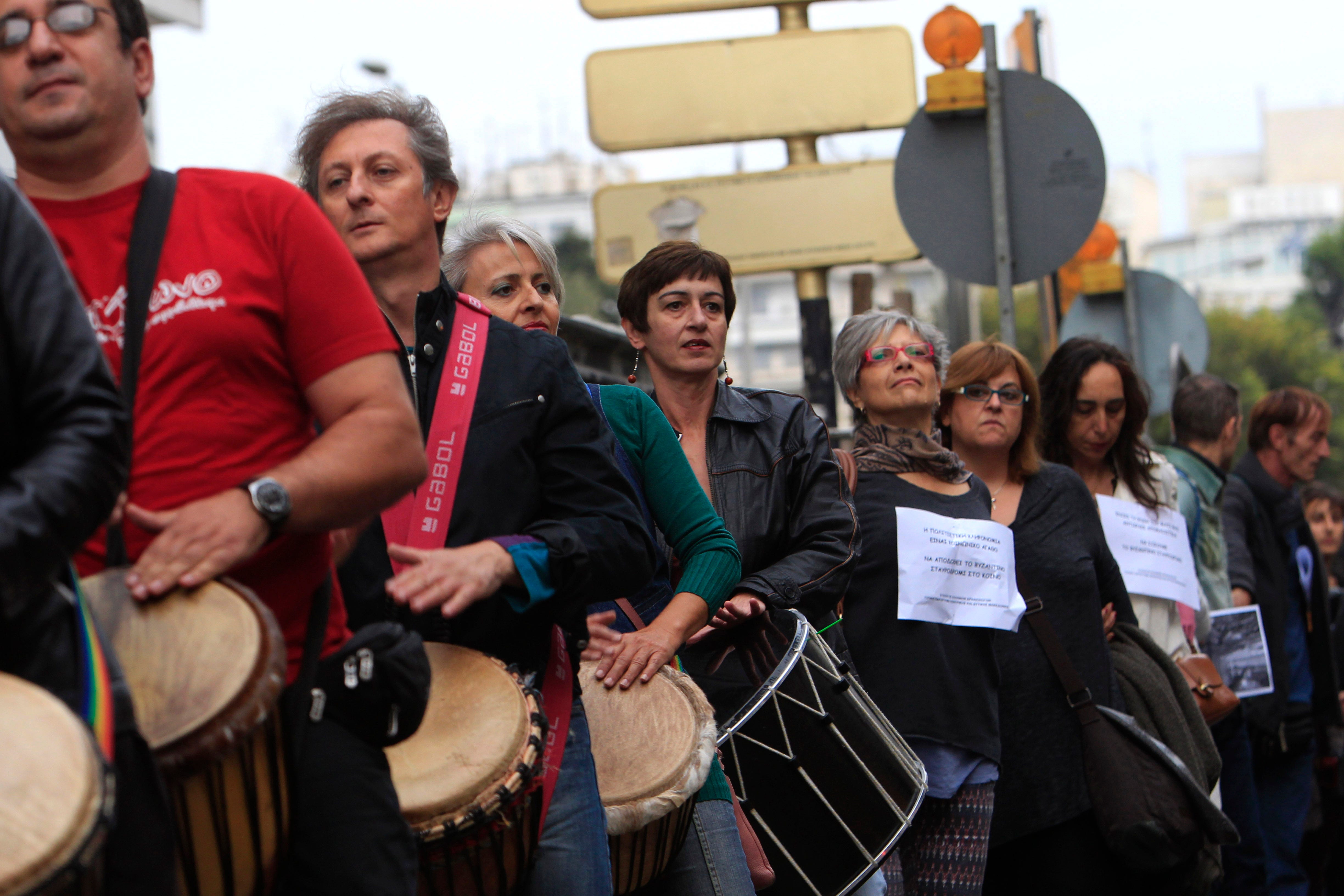 Greek archaeologists demand that old Roman road be kept at site of a new subway station