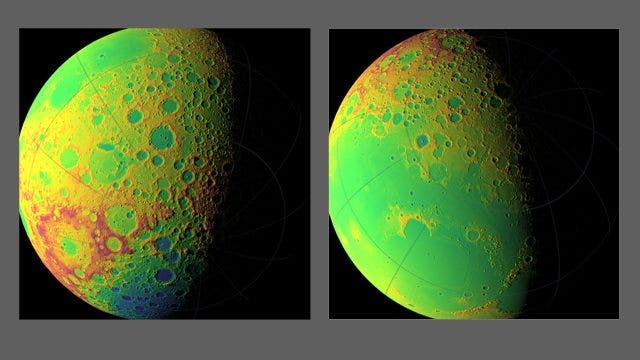 NASA Finishes First Map of Moon’s Craters