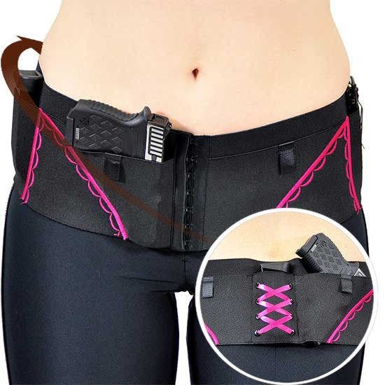 New gun holsters for women can be worn as garters or on your bra