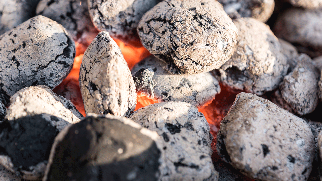 bbq coals