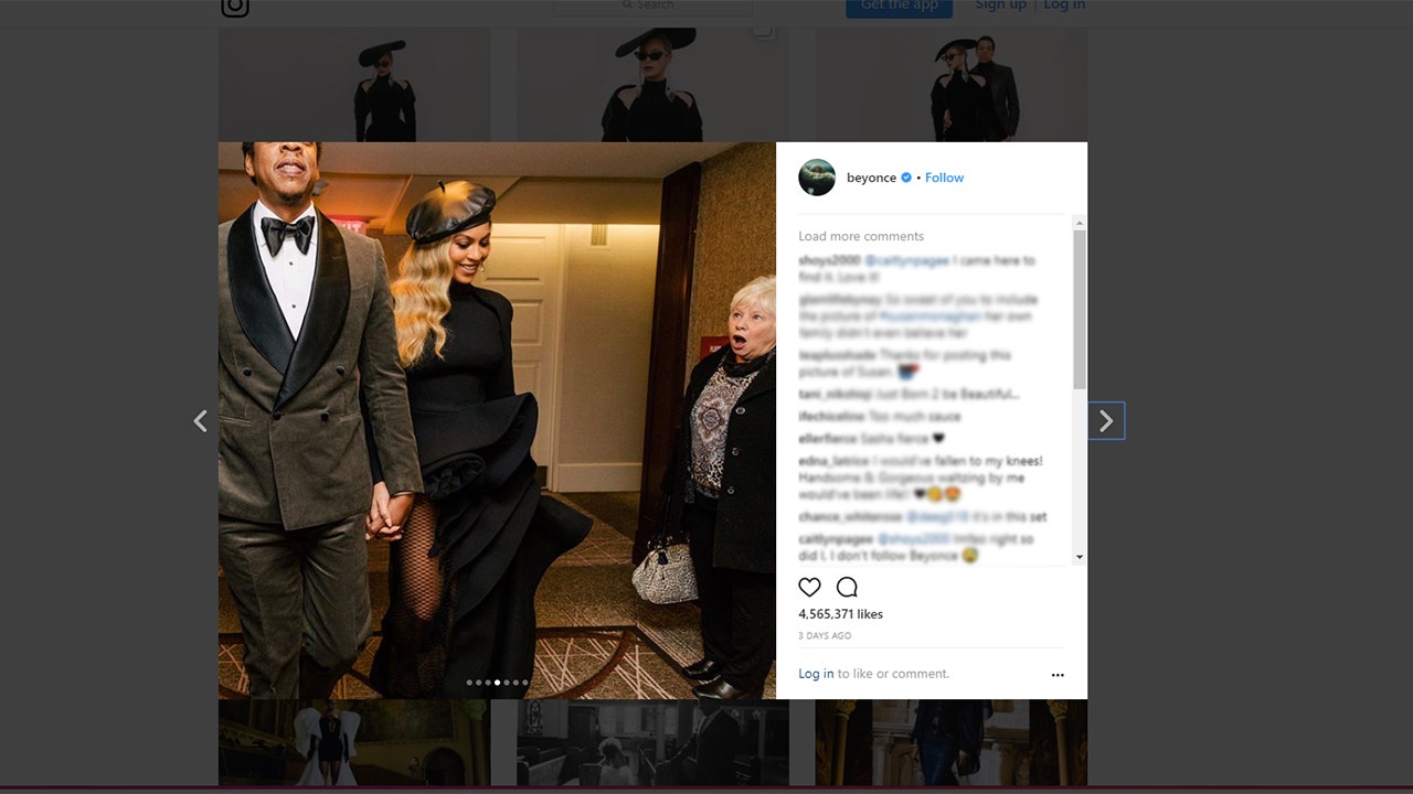 Beyonce posts snap of starstruck fan who photobombed | Fox News