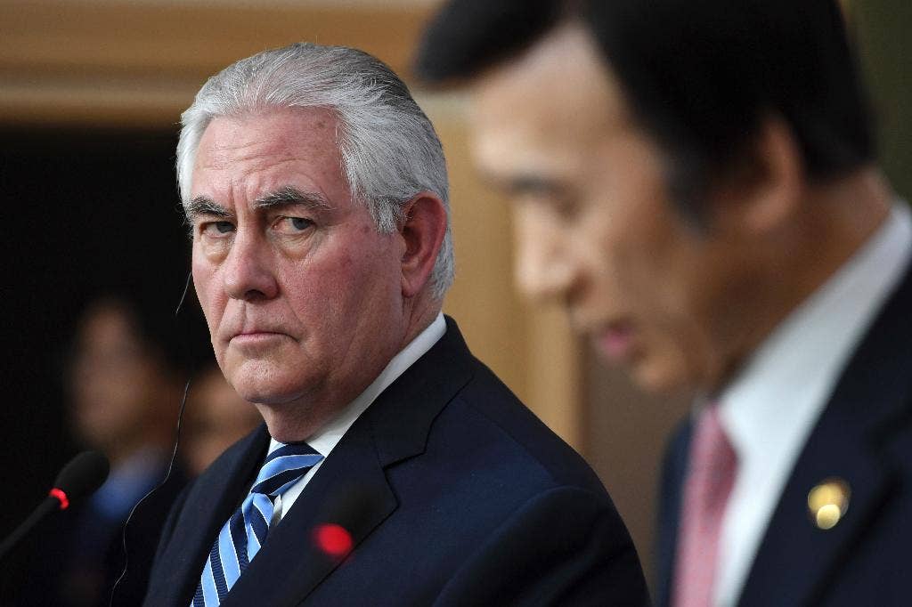 Tillerson: Penggunaan Kekuatan yang Dibuat sebelumnya Pilihan dengan Nkorea