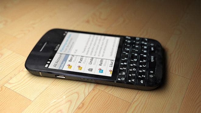 Will the new Blackberry phones look like this?