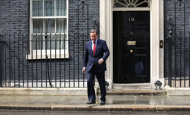 Britain's prime minister chairs his final Cabinet meeting