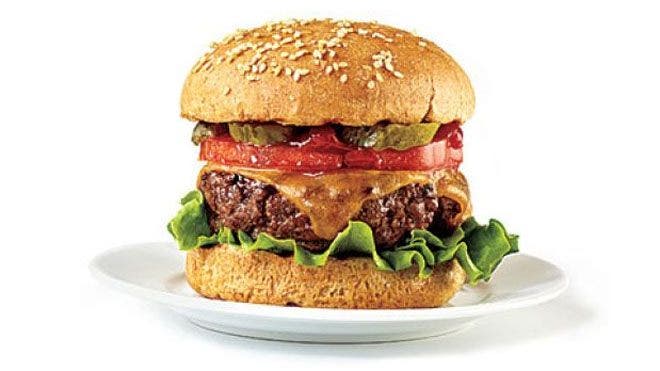 100-calorie burger toppings