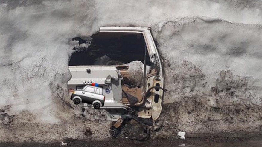 Police find Jeep buried under 20 feet of snow in the Donner Pass