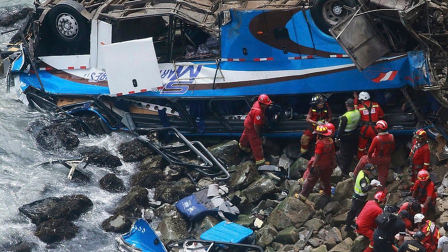 Dozens killed after bus careens over 'Devil's Curve' cliff in Peru ...