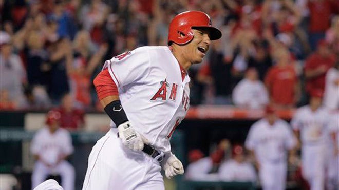 Efren Navarro Hits First MLB Homer To Lead Los Angeles Angels Past ...