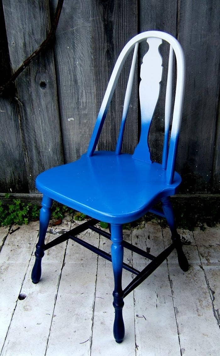 покраска старых стульев своими руками из дерева
