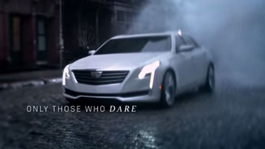 Cadillac super sedan steps out in new commercial