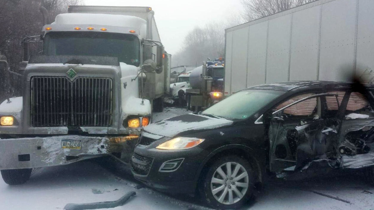 18 Car Pileup Leaves Two Dead Numerous Injured In Pennsylvania Fox News