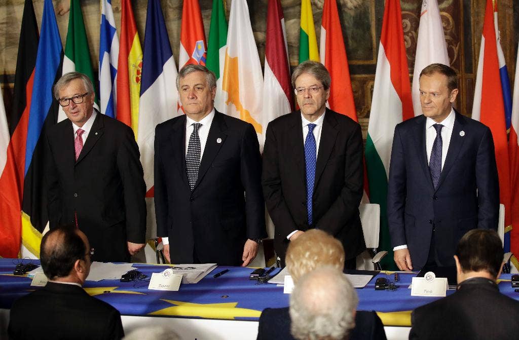 EU leaders mark bloc's 60th anniversary as turning point