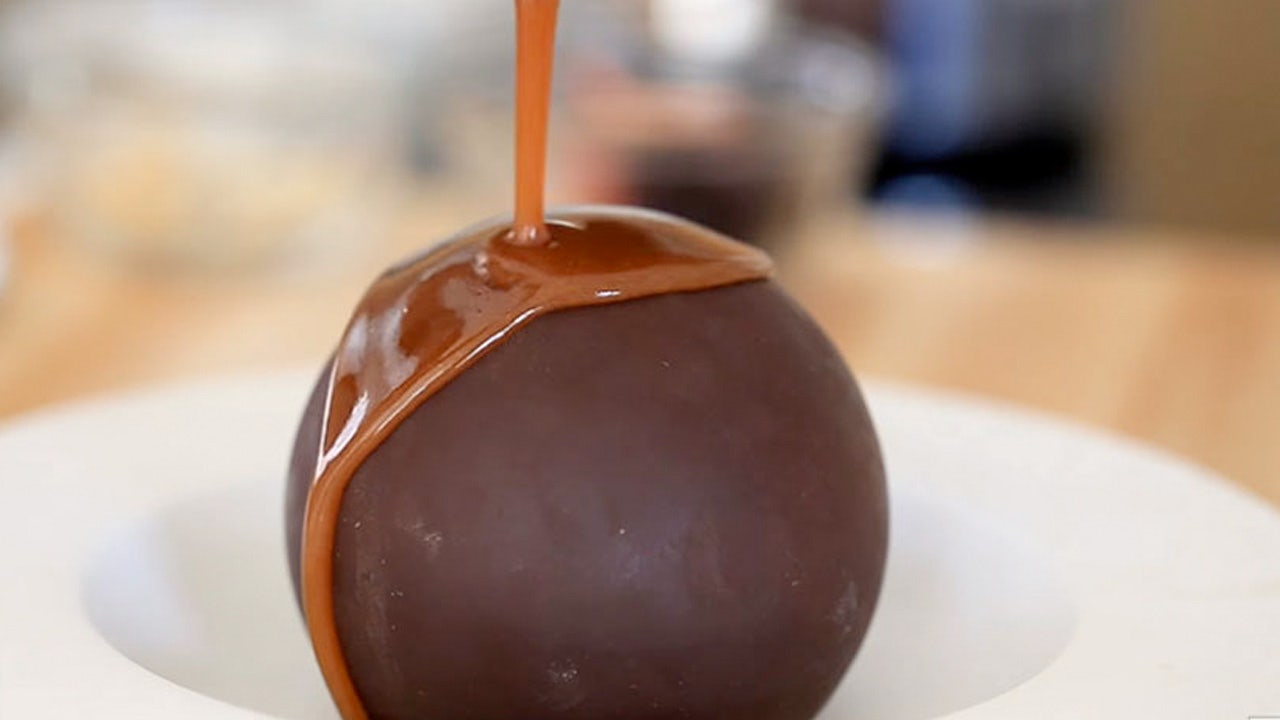 Melting Chocolate Ball Dessert - Away From the Box