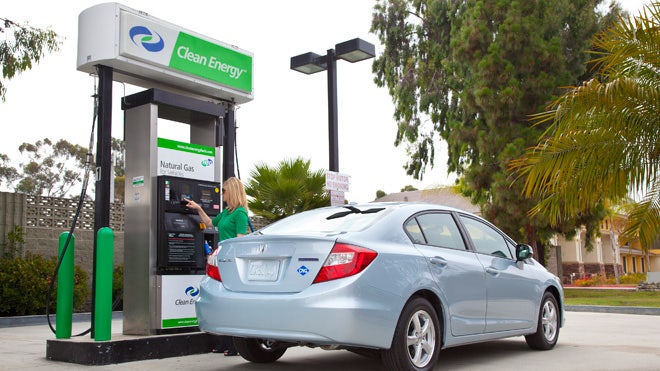 Buy a Honda Civic Natural Gas, get a $3,000 fuel card
